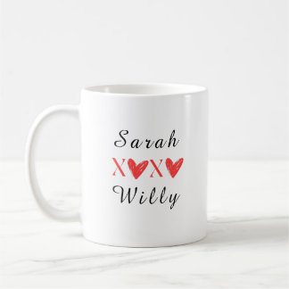Personalised XOXO Couple Mug