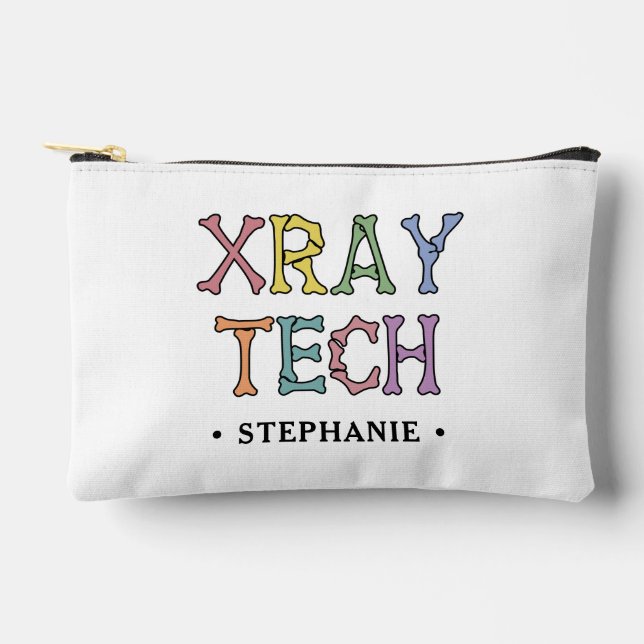 Personalised Xray Tech X-ray Technologist Accessory Pouch (Front)