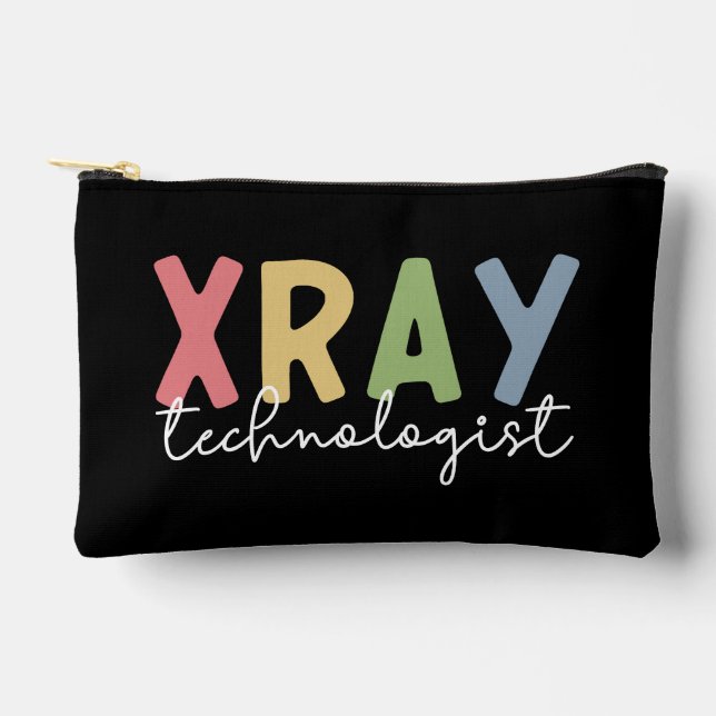 Personalised Xray Technologist X-ray Tech Gifts Accessory Pouch (Front)