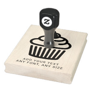 Personalised XXL Large Business Logo and Text Rubber Stamp