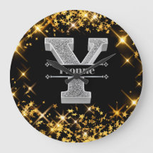 Personalised Y Initial Silver Monogram Your Name