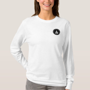 Personalised yacht club. Custom sail sailing boat T-Shirt