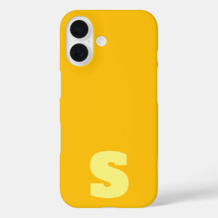 Personalised yellow iPhone / iPad case