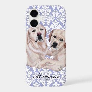 Personalised Yellow Labrador Duo