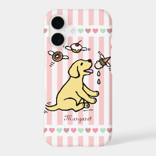 Personalised Yellow Labrador Ice Cream Dream