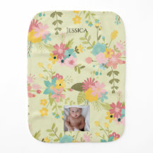 Personalised Yellow Pink Green Florals