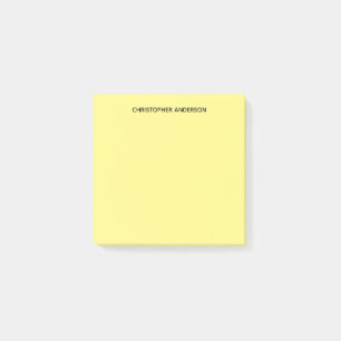 Personalised Yellow Post-it Notes