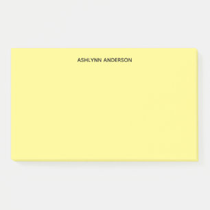 Personalised Yellow Post-it Notes