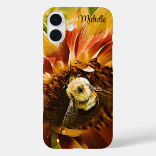 Personalised Yellow Sunflower Flower iPhone Case