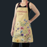 Personalised Yellow Wildflower Garden Apron<br><div class="desc">The "Personalised Yellow Wildflower Garden Apron" is the perfect accessory for gardening enthusiasts who want to add a touch of personalisation to their gardening experience. This sunny yellow apron not only keeps you clean while you work in the garden but also allows you to make it uniquely yours by adding...</div>