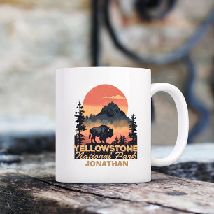 Personalised Yellowstone National Park Camping    Coffee Mug