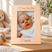 Personalised Yia Yia picture frame