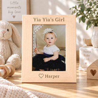 Personalised Yia Yia’s Girl Picture Frame