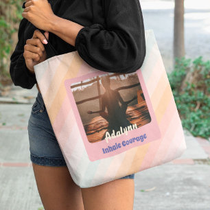 Personalised Yoga Lover Teacher Mum Women Gift Tote Bag