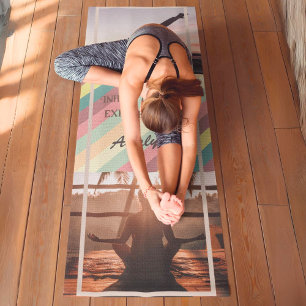 Personalised Yoga Lover Teacher Mum Women Gift Yoga Mat