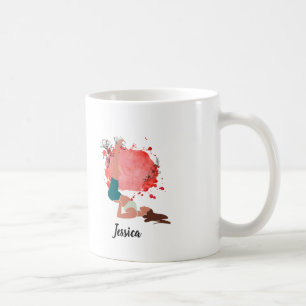Personalised Yoga Mug, Inspirational Quote Mug