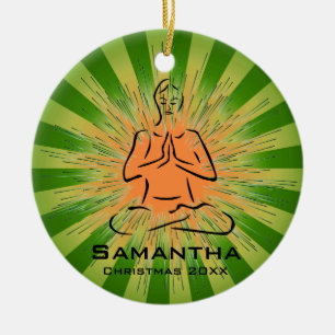 Personalised Yoga Pose Ornament