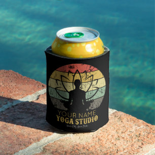 Personalised Yoga Studio Fitness Instructor Guru Can Cooler