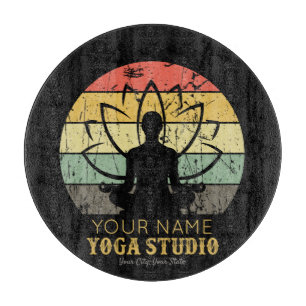 Personalised Yoga Studio Fitness Instructor Guru Cutting Board