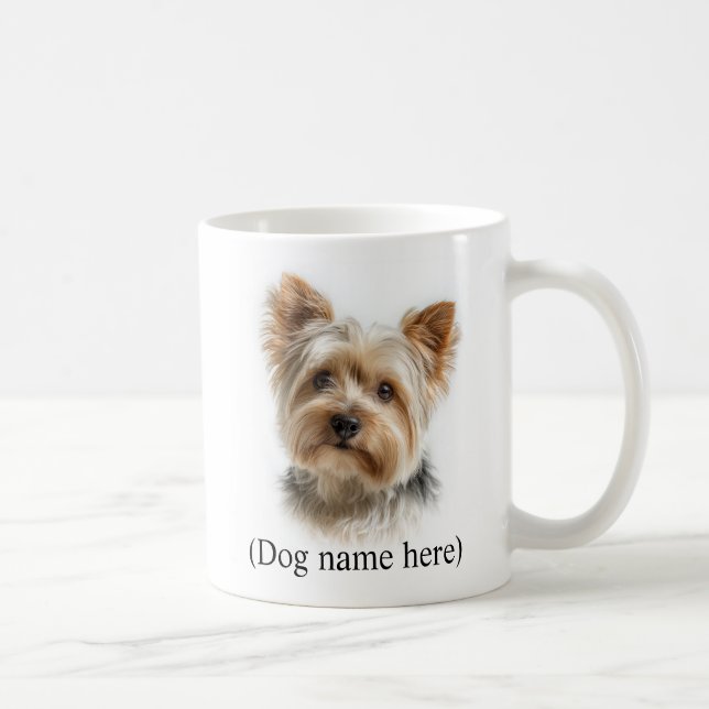 Personalised Yorkie Dog Dad  Coffee Mug (Right)