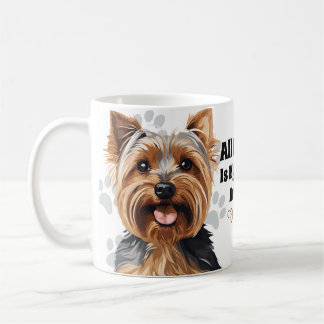 Personalised Yorkie Mum, Yorkie Dad, Yorkie Lovers Coffee Mug