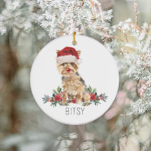 Personalised Yorkshire Terrier Christmas 
