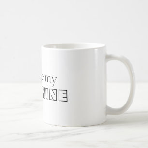 Personalised You are my Sunshine Black & White Coffee Mug