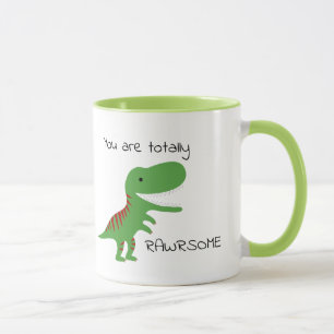 Personalised You Are Totally Rawrsome Mug