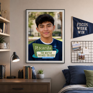 Personalised You Matter Photo Gift Poster