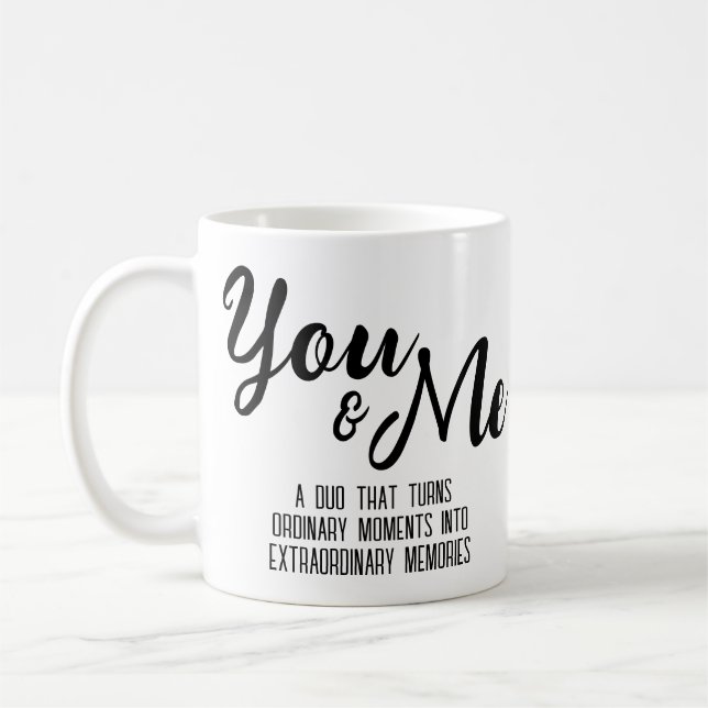 Personalised You & Me Mug (Left)