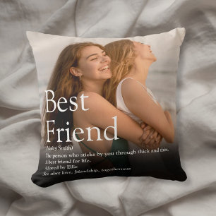 Personalised Your Best Friend Photo and Definition Cushion