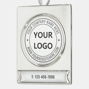Personalised Your Business Christmas Ornament