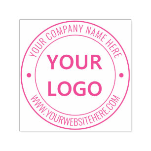 Personalised Your Business Round Self-inking Stamp