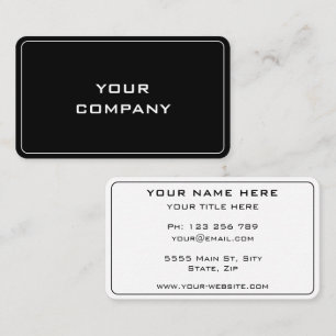 Personalised Your Colours and Fonts Business Card