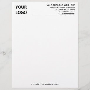 Personalised Your Company Letterhead with Logo