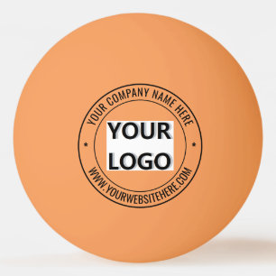 Personalised Your Company Logo Text Ping Pong Ball