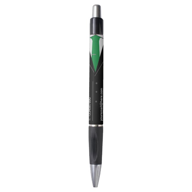 Personalised Your Design Business Promotional Pen (Front Vertical)