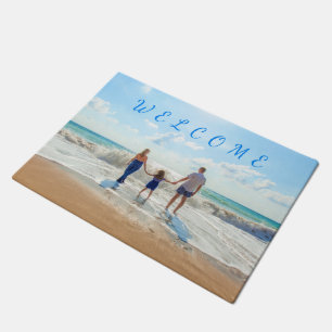 Personalised Your Family Photo Doormat Welcome