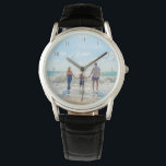 Personalised Your Family Photo Watch<br><div class="desc">Custom Photo Watches - Unique Your Own Design - Personalised Mum / Dad / Family / Kids / Friends or Personal Watch Gift - Add Your Photo / or Text - Resize and move or remove and add elements / image with Customisation tool !</div>