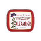Personalised Your Famous Name Peppermint Tins