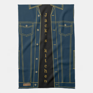 Personalised Your Kitchen Towel Funny Jeans Jacket