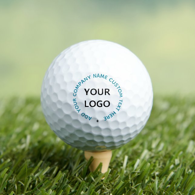 Personalised Your Logo and Custom Text Golf Balls (Insitu Tee)