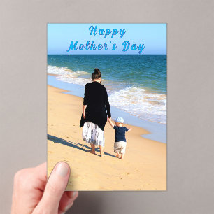 Personalised Your Mum Photo Mother's Day Card Acrylic Invitations