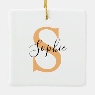 Personalised Your Name, Custom Name, Birthday Gift Ceramic Ornament