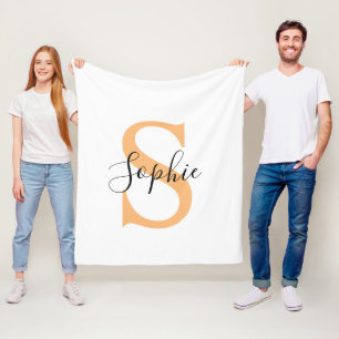 Personalised Your Name, Custom Name, Birthday Gift Fleece Blanket