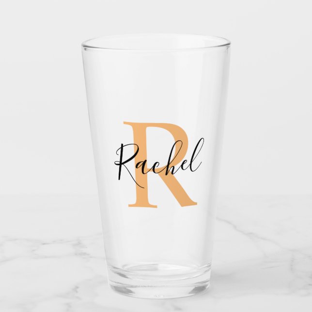 Personalised Your Name, Custom Name, Birthday Gift Glass (Front)