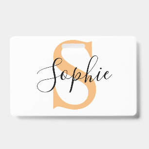 Personalised Your Name, Custom Name, Birthday Gift ID Badge