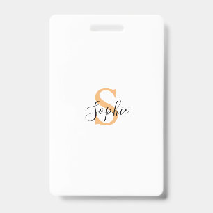 Personalised Your Name, Custom Name, Birthday Gift ID Badge