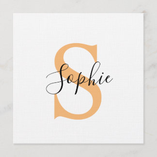 Personalised Your Name, Custom Name, Birthday Gift Invitation