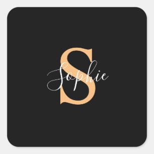 Personalised Your Name, Custom Name, Birthday Gift Square Sticker